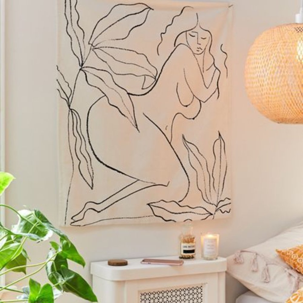 Urban Outfitters Figure Study Tapestry